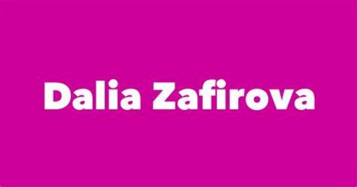 Dalia Zafirova
